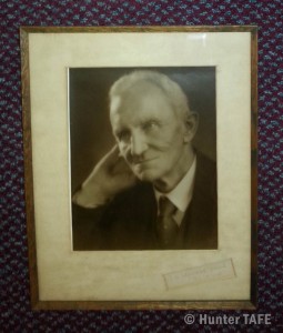 Sir Edgeworth David. Dated: February 18th, 1916. Held at Newcastle Campus Library, Hunter TAFE.